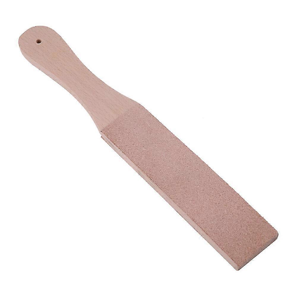 2024 Sharpening Strop Handle for Leather Craft Carving Knife Polish Double Sided Lou