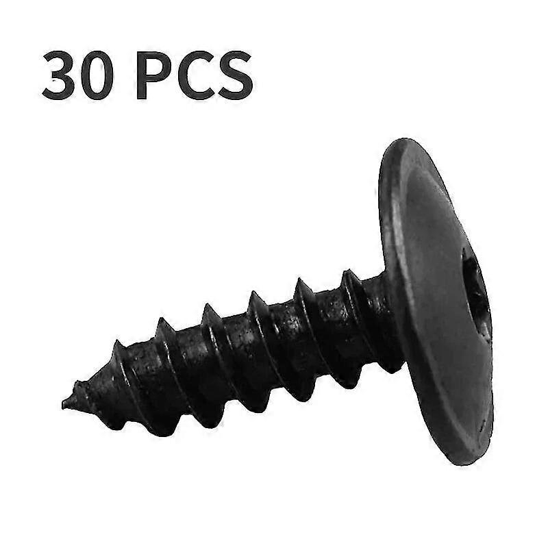 30/50 db autó ajtópanel csavarok szegecs ajtópanel körmök fekete torx csavar autó motor fedél alatt fröccsenésvédő önmetsző csavarok