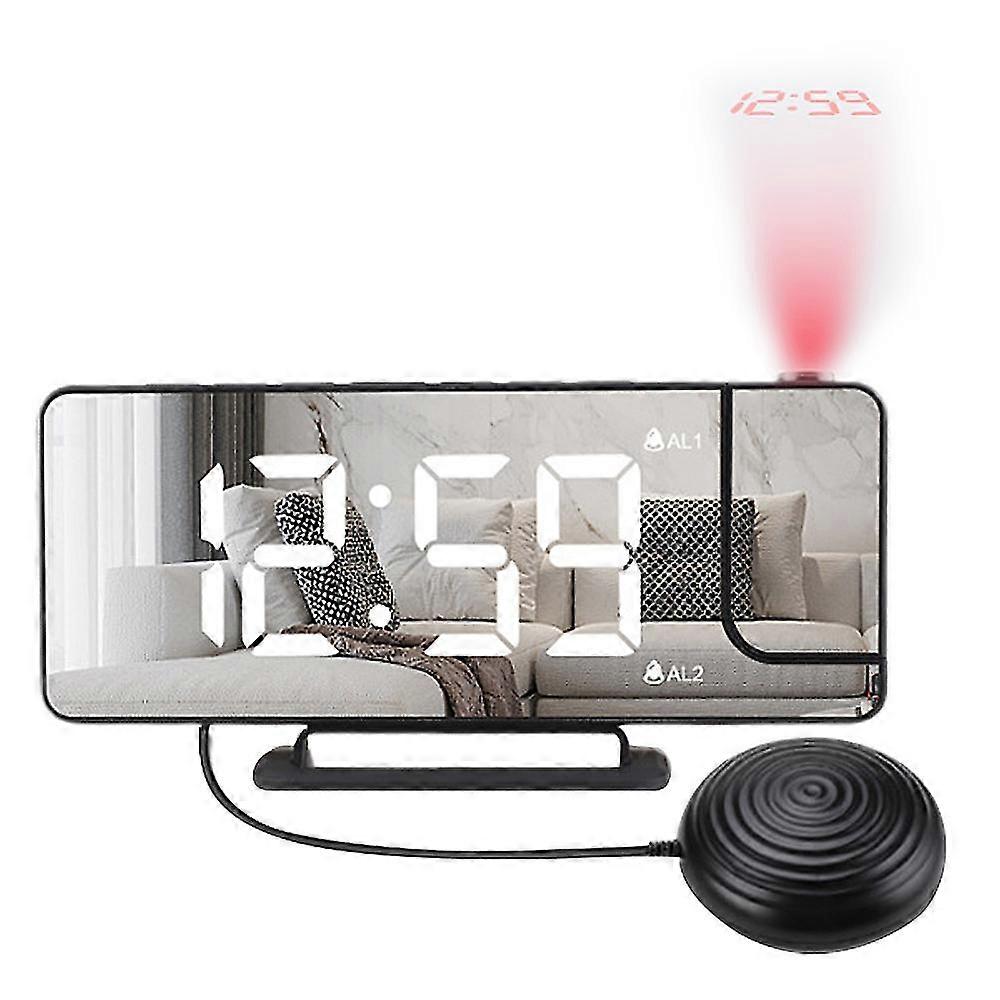 Creative Vibration Alarm Clock With Automatic Light-sensitive Usb Charging Electronic Clock