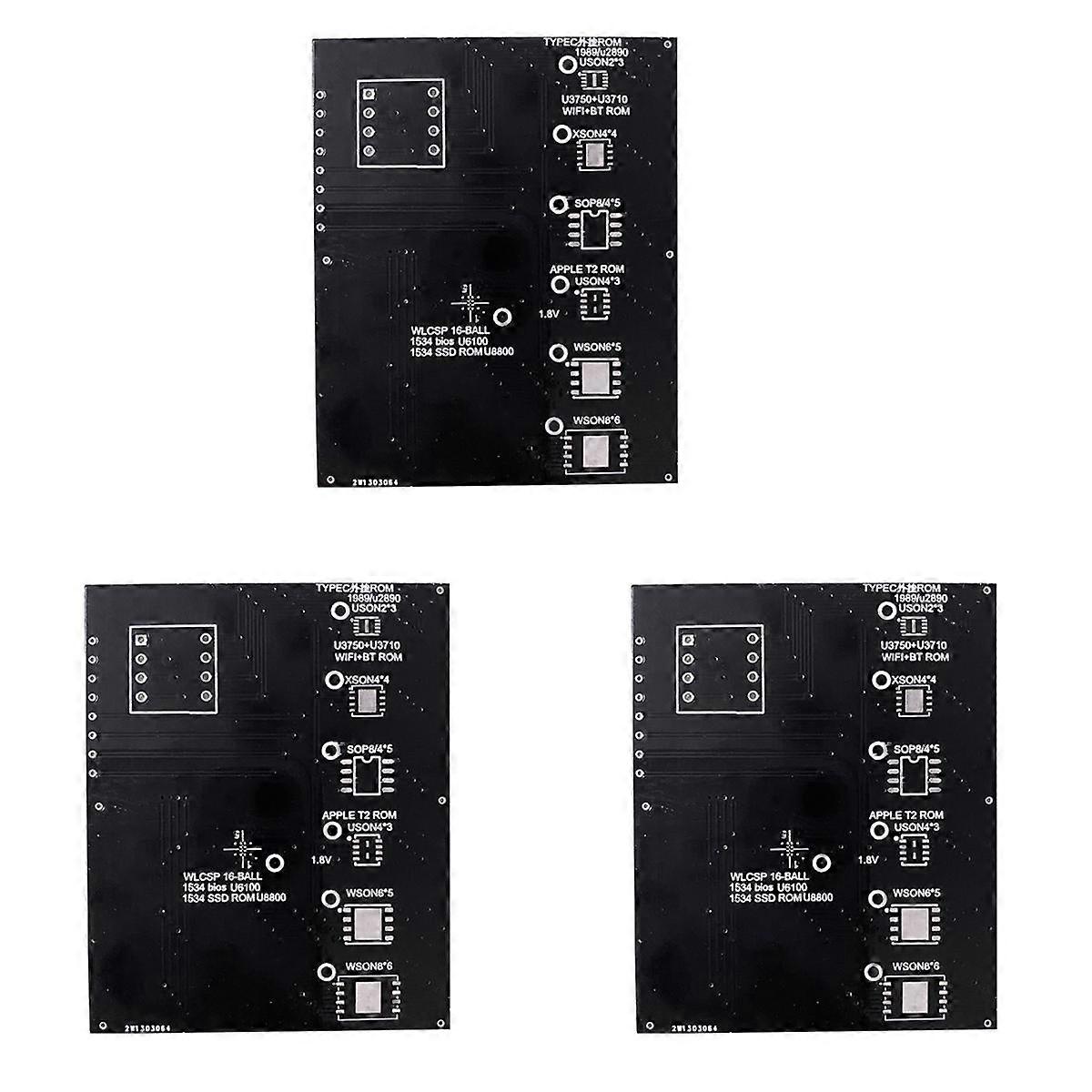 3X T2 Chip Read and Write Bios Socket for T2 Ssd Rom Typec Rom Holder