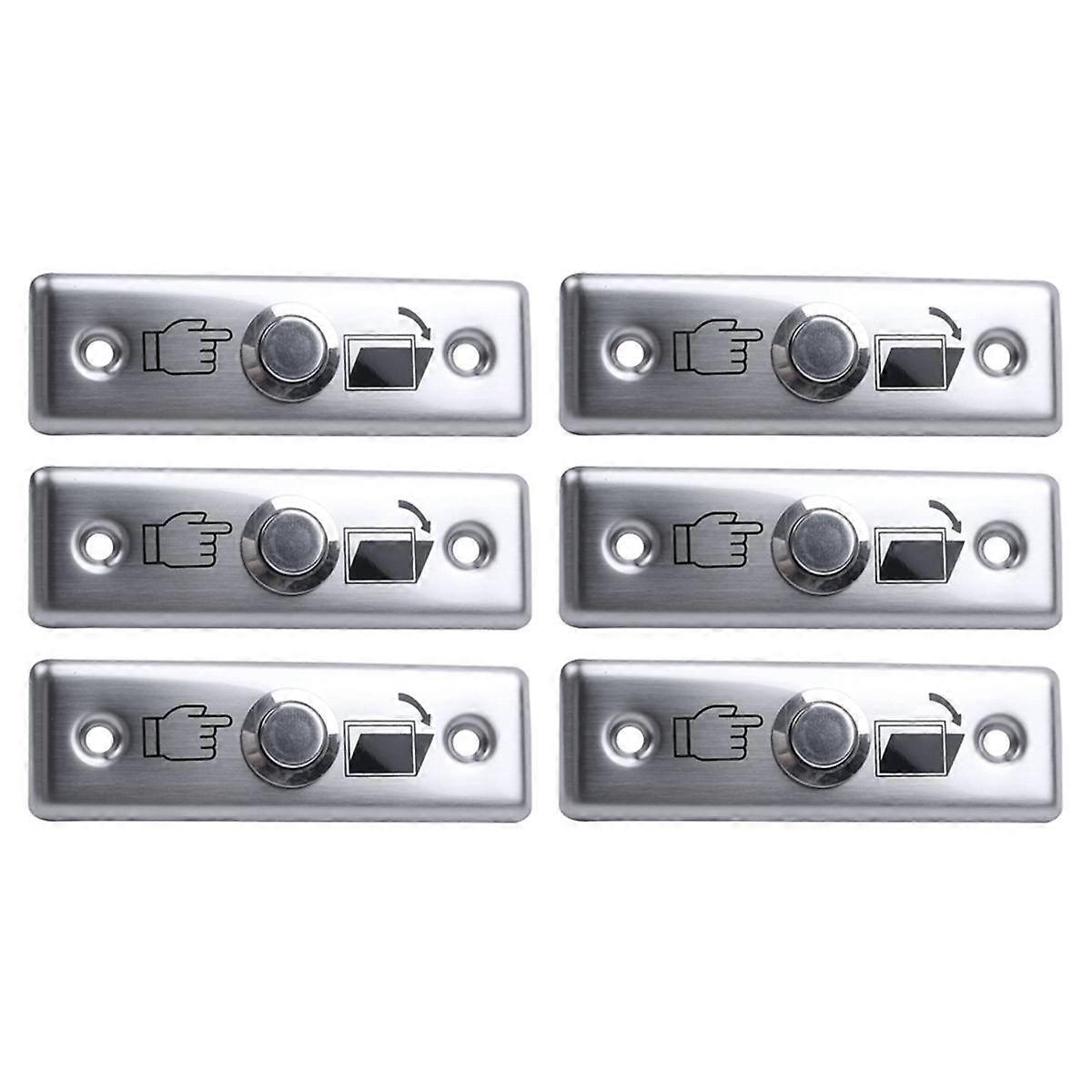 6X Steel Door Exit Release Push Button Home Switch Part of Access Control M1L3