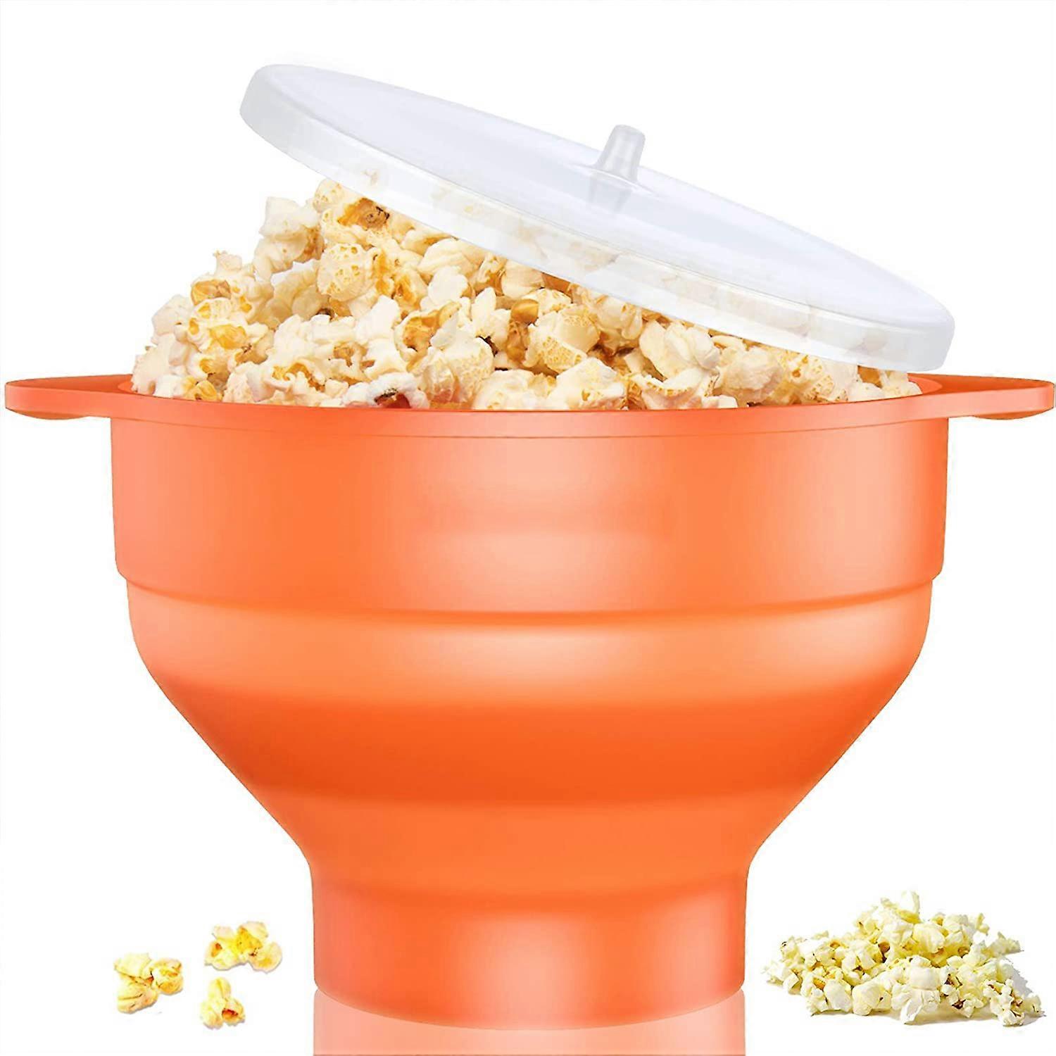 Silicone Popcorn Maker And Dishwasher Safe, Popcorn Bowl