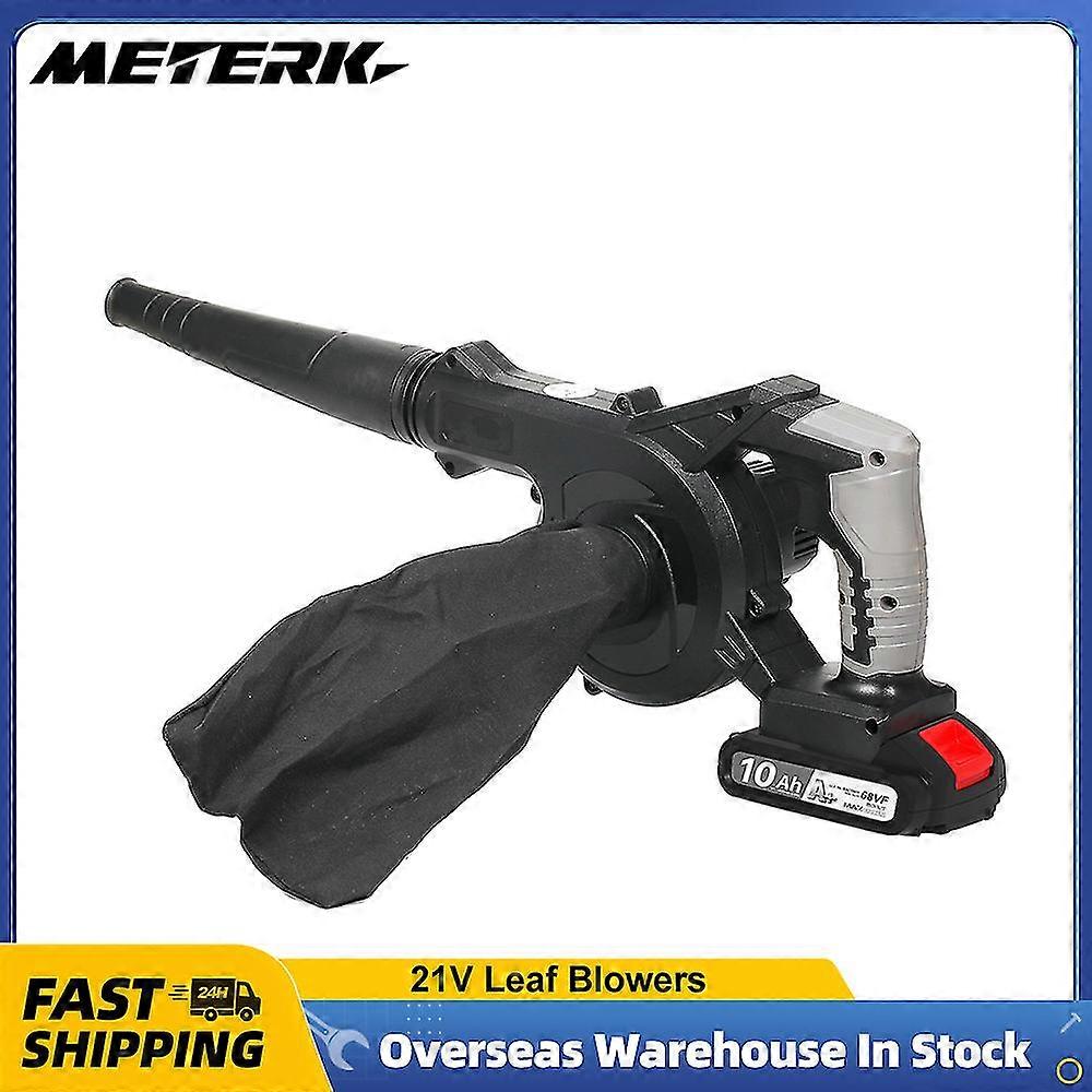 Exquisite 900W 21V Lightweight Leaf Blowers Vacuum Cleaner With Infinite Speed Control Switch Battery Powered For Patio, Yard, Sidewalk