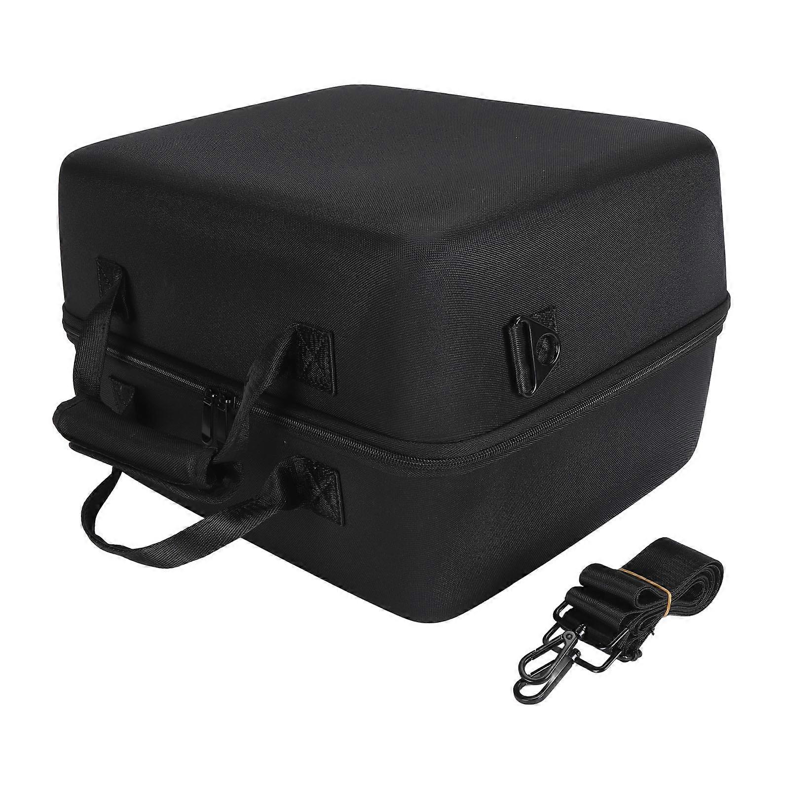Bluetooth Speaker Carrying Case Waterproof Hard Portable Speaker Storage Bag for S1 PRO Plus Microphone Power Cable Black NO.2798