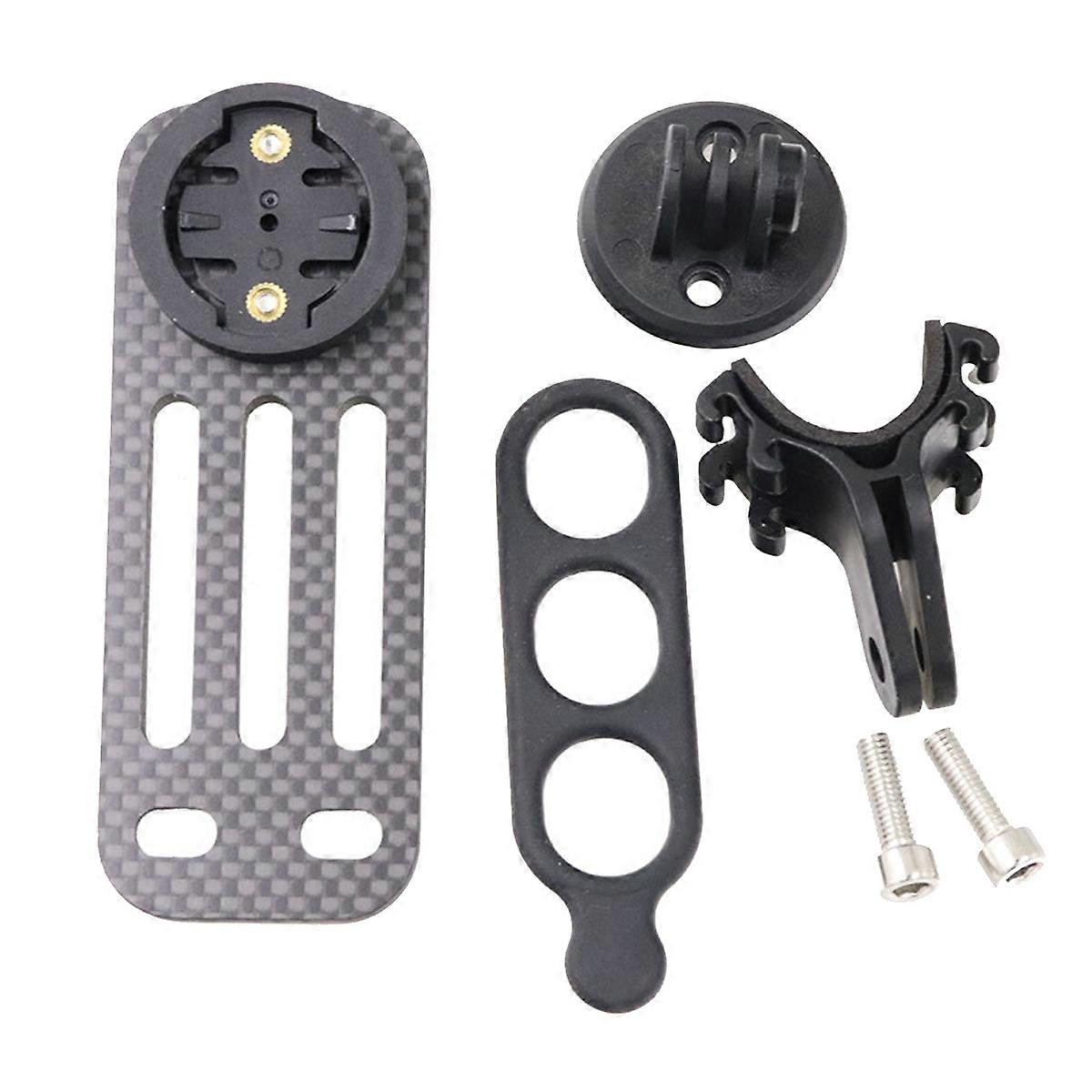 Bike Computer Holder Carbon Cycling Computer Stopwatch Speedometer Mount Holder Bike Mount Accessor