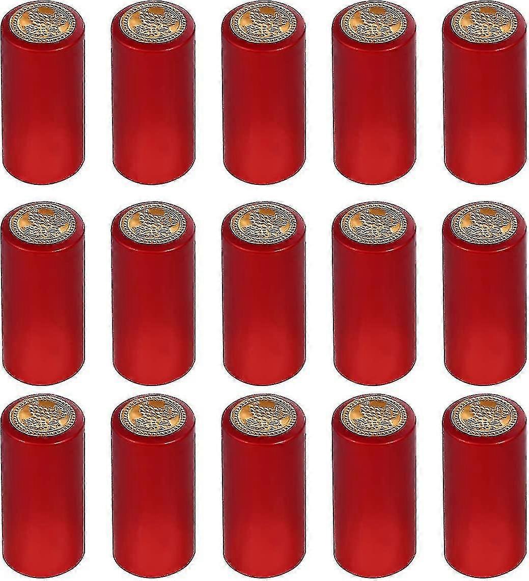 100pcs/ Set Pvc Heat Shrink Capsules Wine Shrink Wrap Bottle Caps
