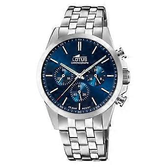 Lotus chrono Men's Analog Quartz Watch with Stainless Steel Bracelet 18989/2