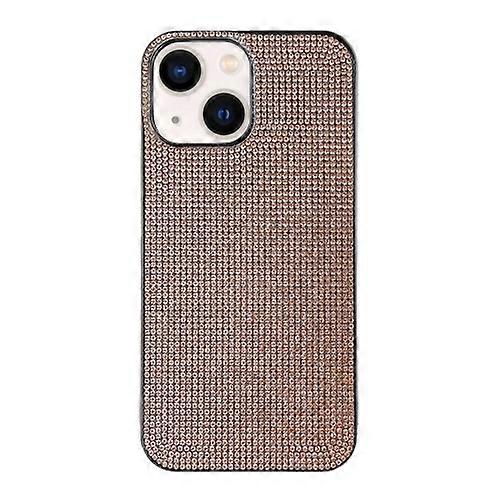 For iPhone 15 Solid Color Diamond TPU Mobile Phone Case