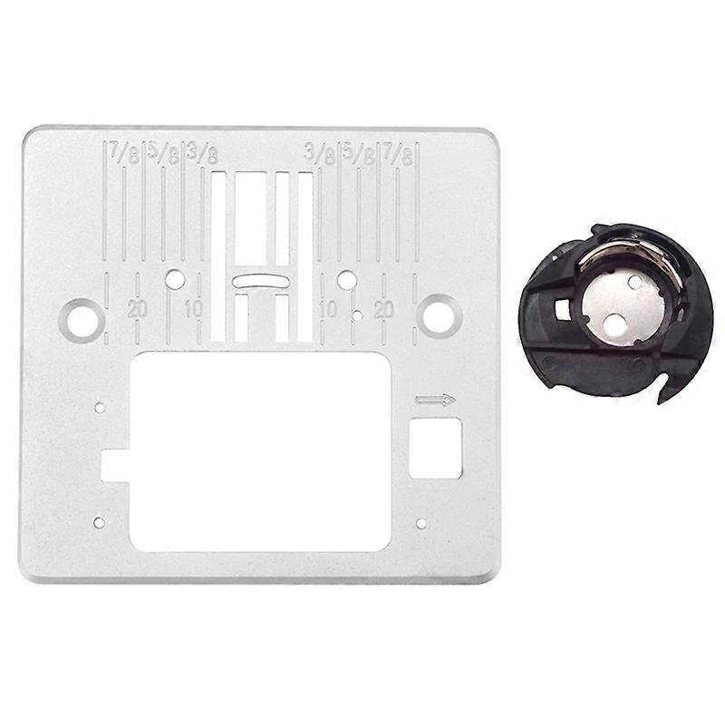 Home Sewing Machine Accessories Needle Throat Plate Q60D and Bobbin CaseTool Kit for Singer 4423 44