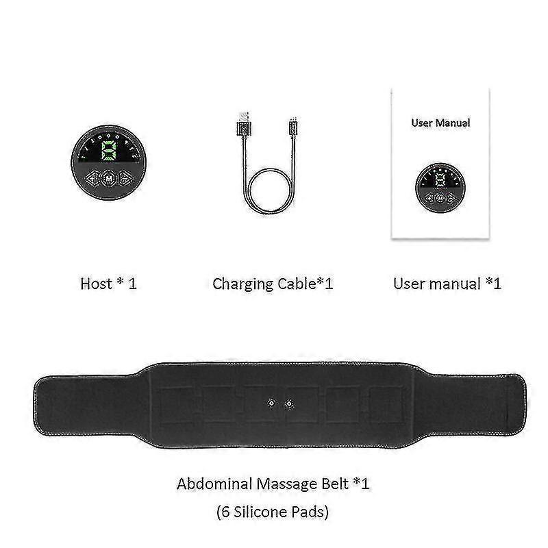 Elektriskt magbälte, bälte för magmuskler, smart magstimulator