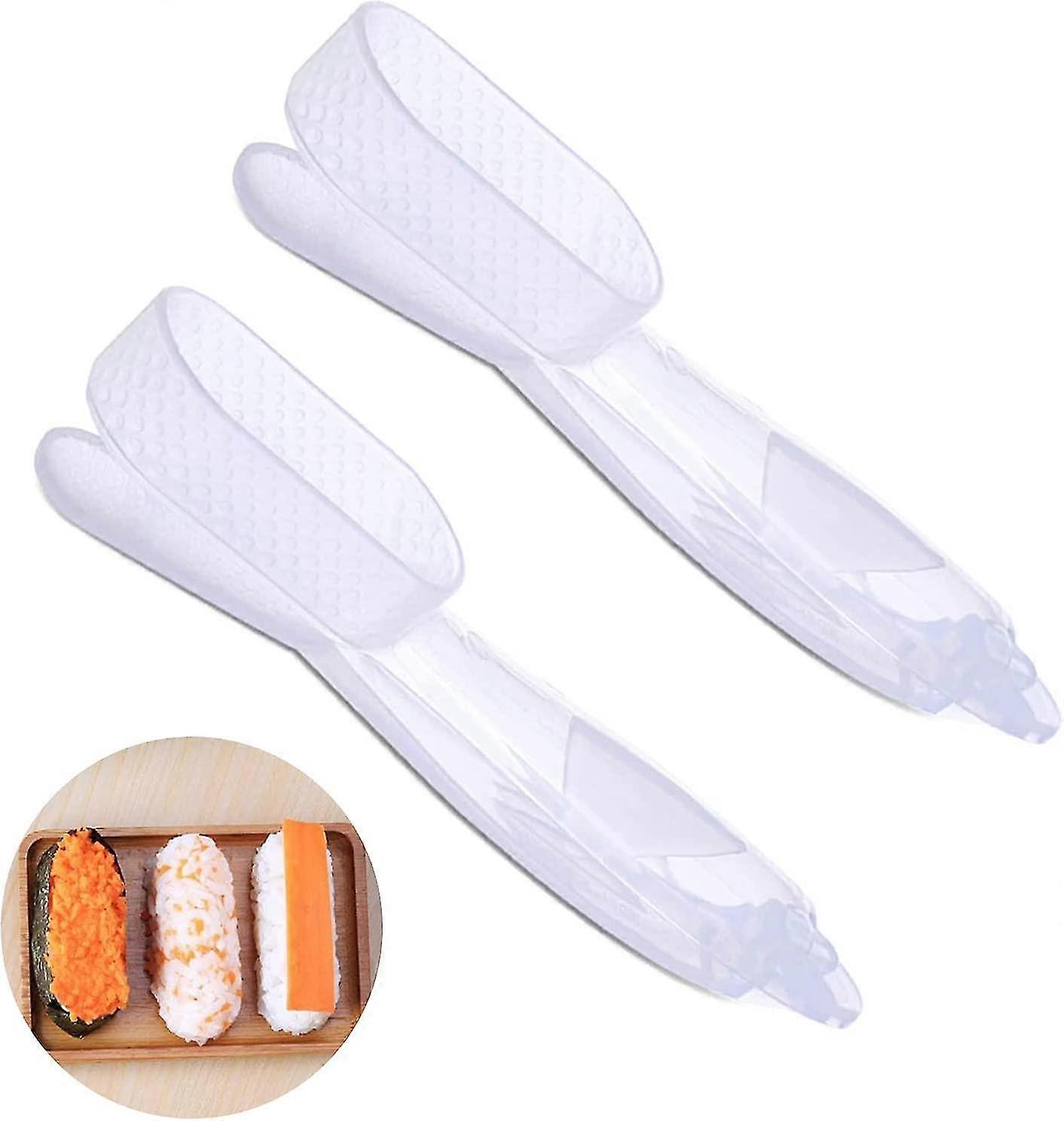 2 Pcs Sushi Mold, Kitchen Bento Sushi Onigiri Mold Tool Square Rice Ball Diy Crday Gift