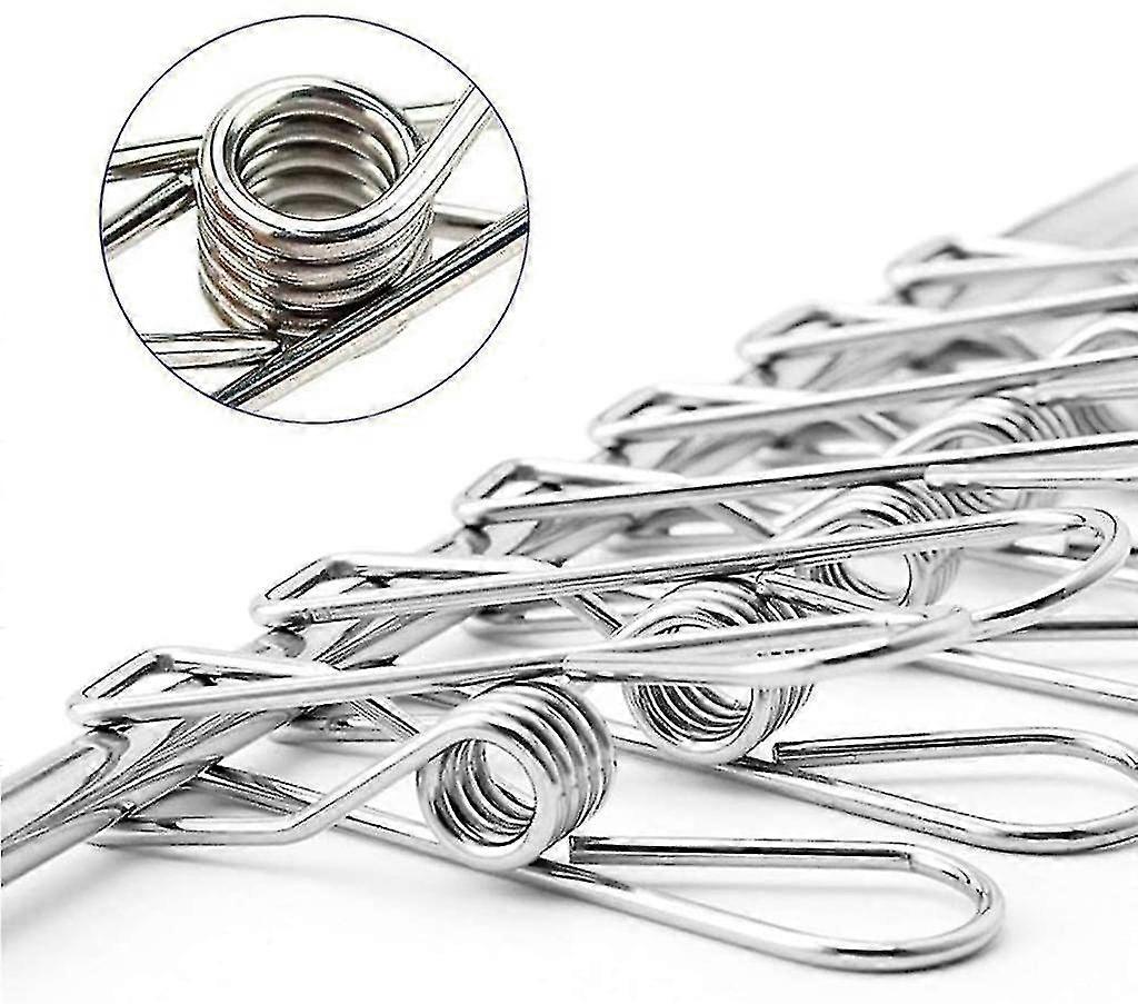 Stainless Steel Laundry Drying Rack Clothes Hanger With 36 Clips