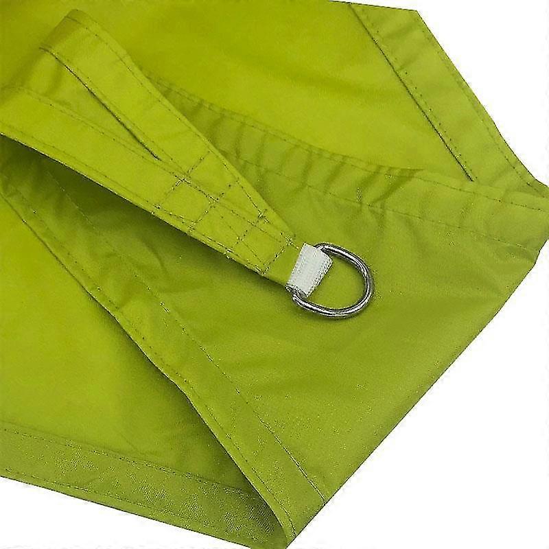 Rectangular Waterproof Shade Sail Shade Sail Uv Protection For Outdoor, Patio, Garden (yellowish Green, 2*5 Meter Rectangle)