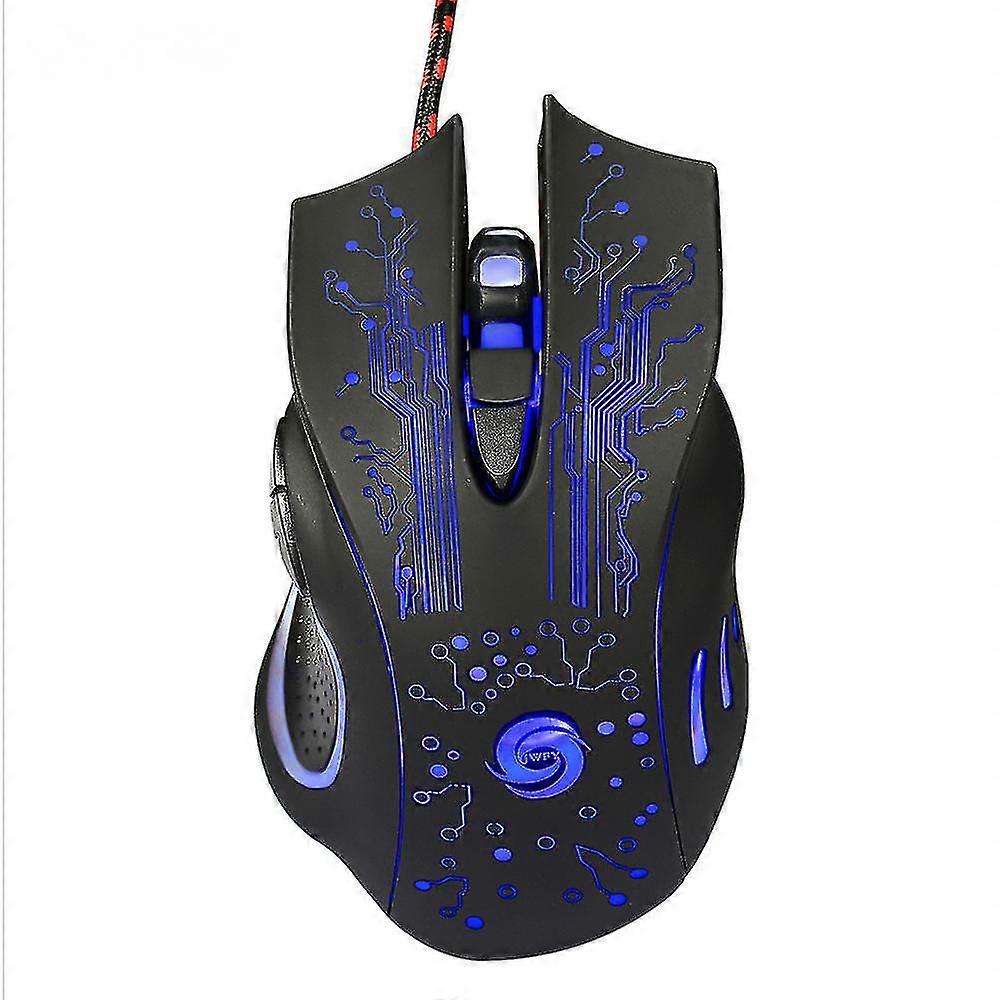 High-performance Wired Gaming Mouse, Optical Mouse With 7 Backlight Modes
