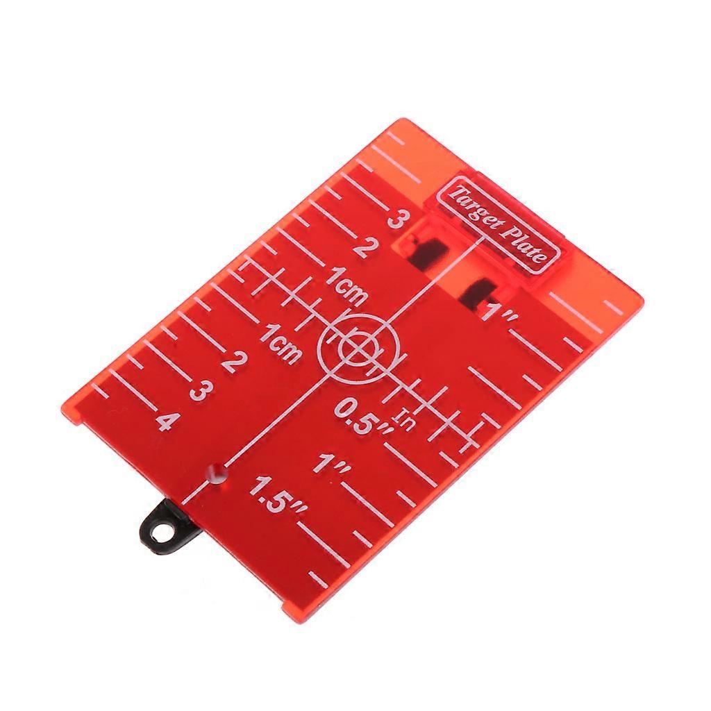 Magnetic Floor La-ser Target Plate Card Enhancing Lines Visibility Level Tool