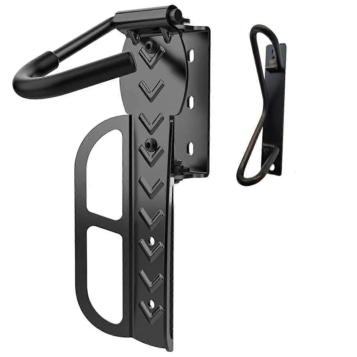 Bicycle Wall Hook with Adjustable Angle for Mountain Bike and Road Bike Display Stand Black Normal Rotation