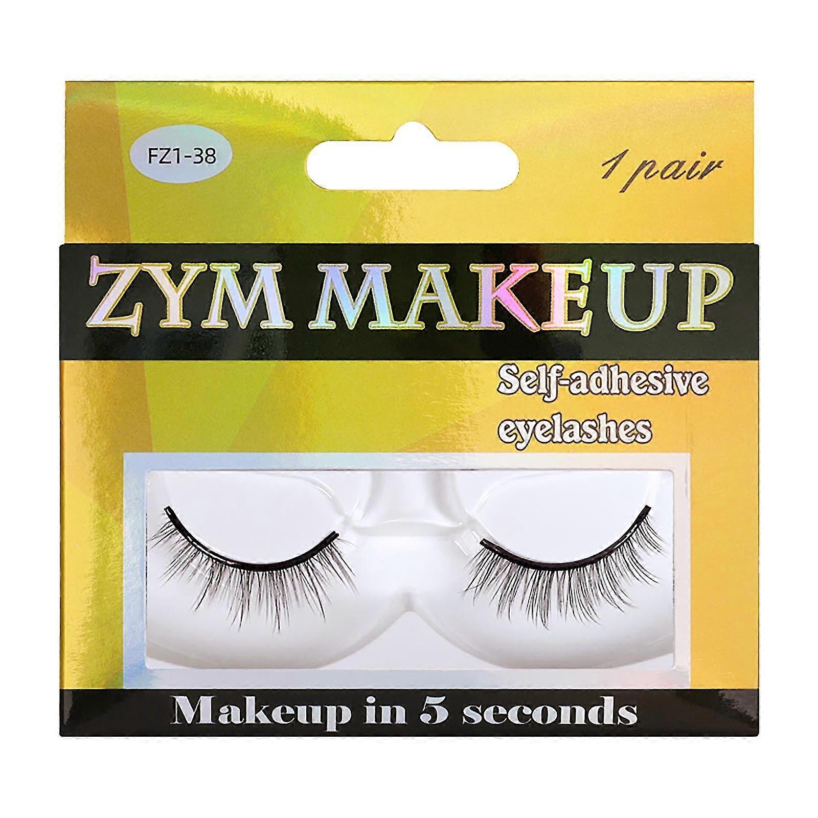 Selfadhesive False Eyelashes Gluefree Natural 3d Selfadhesive Eyelashes