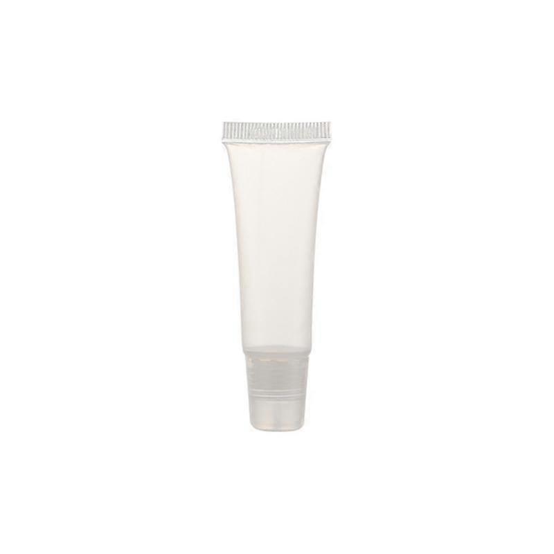 Empty Refillable Plastic Squeeze Tubes Translucent Cosmetic Containers Soft Plastic