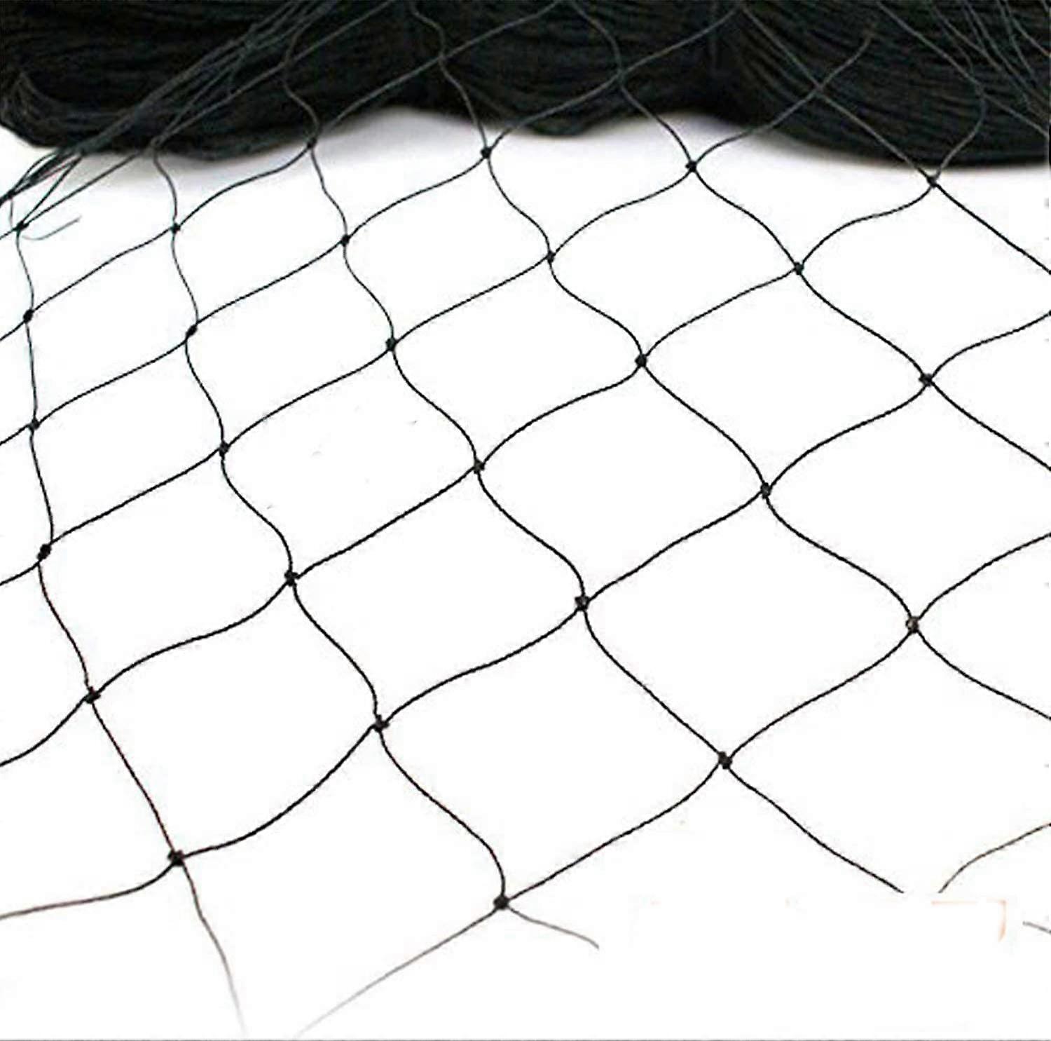 Anti Bird Netting Chicken Netting for Protection Garden Plants Fruit Tree Flowers Vegetables Robustblack15*7.5m