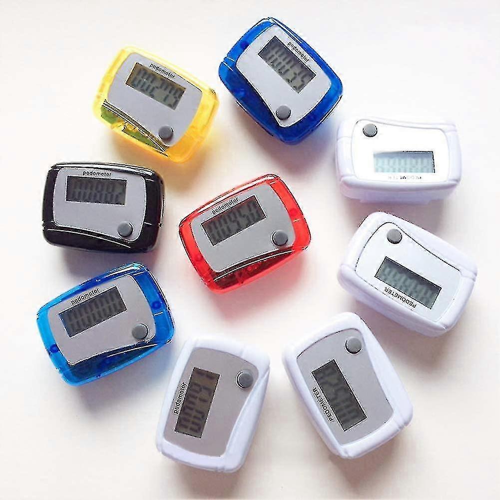 Portable Mini Step Counter Walking 3d Pedometer,digital Lcd Pedometer Sports(Color Random)