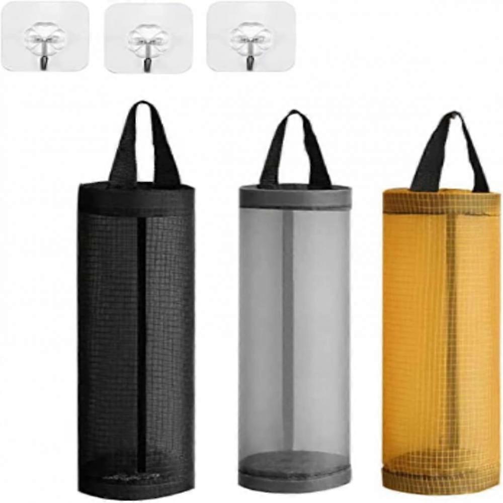 Net mounted storage distributor, plastic bag bracket, net mounted storage distributor (3 bags)