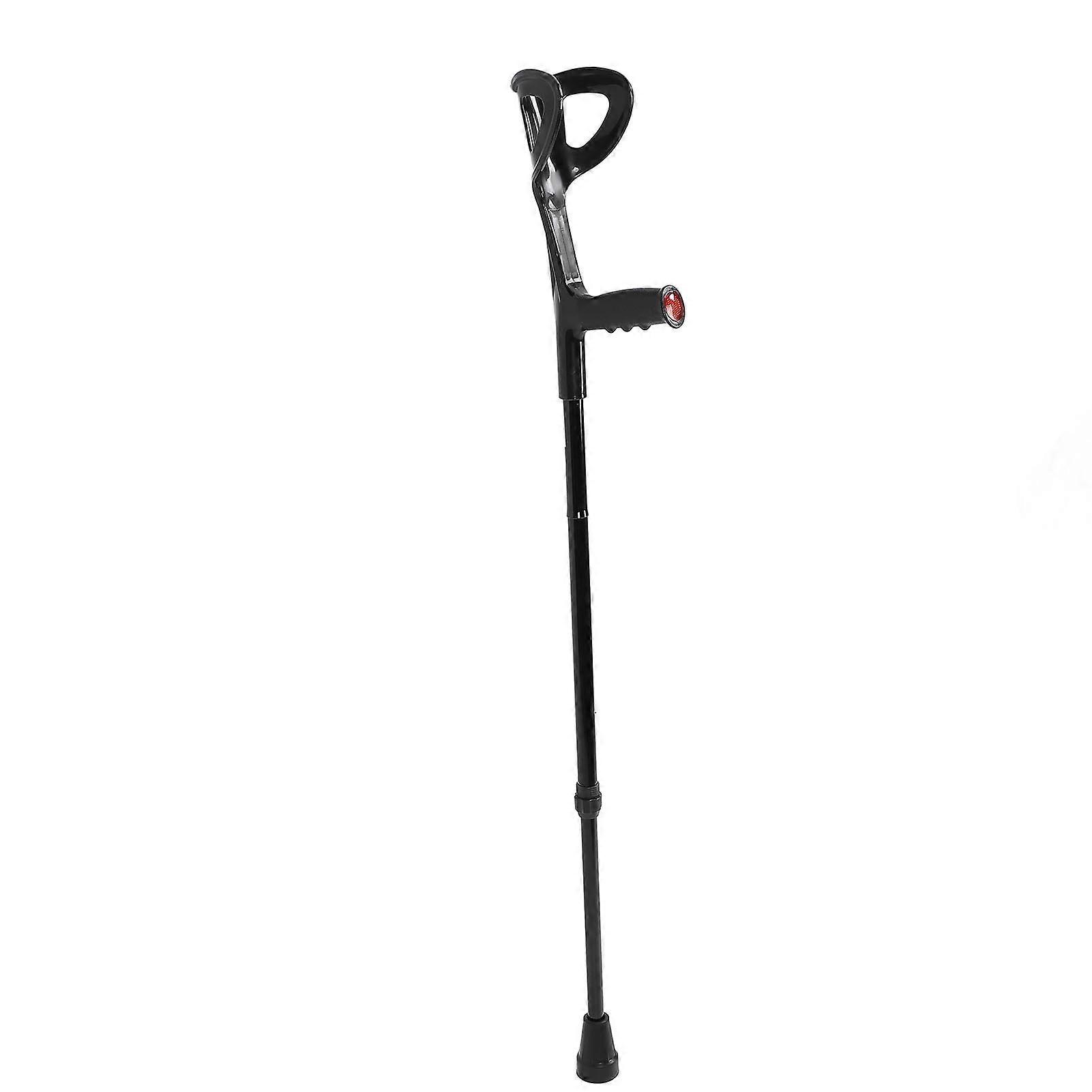 Foldable Forearm Crutch Non Slip Adjustable Lightweight Ergonomic Portable Folding Crutch Stick for Walking