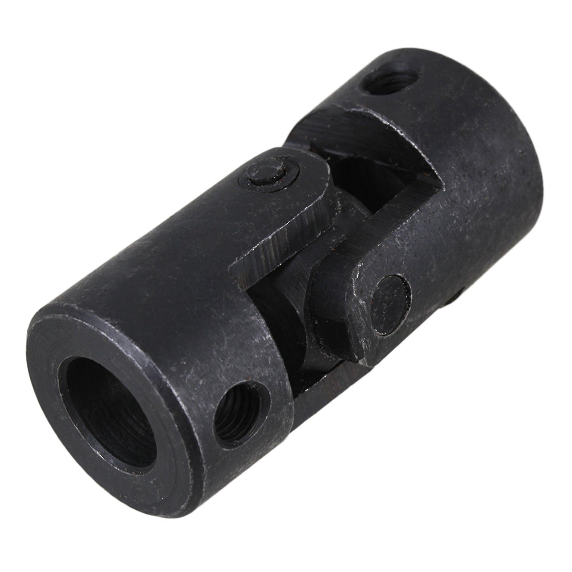 Electrical Motors Black Id 1.2cm Od 2.4cm Rotatable Steering Universal Joint Coupling Connector