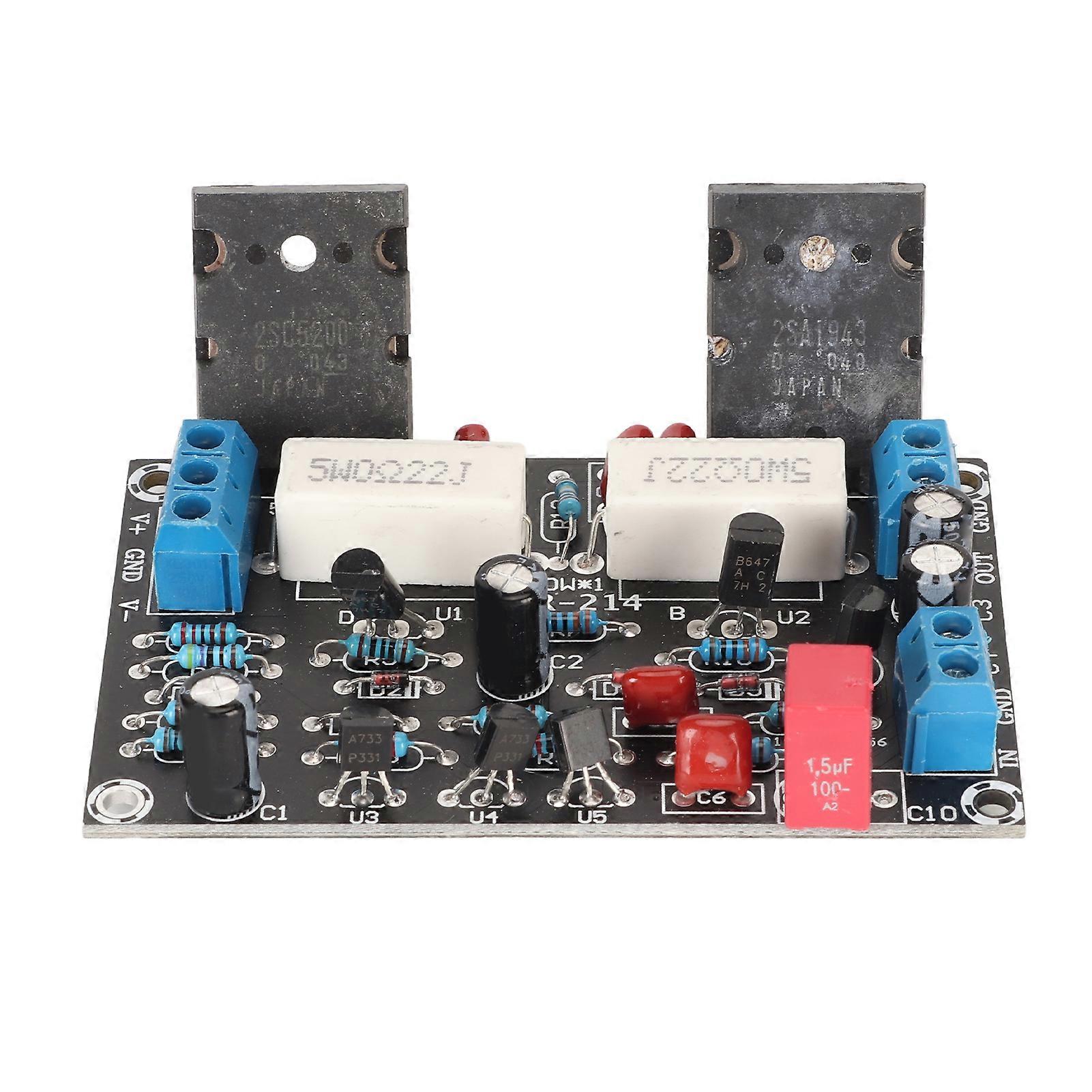 Power Amplifier Board Mono High Power 2SC5200 2SA1943 Quiet 100W Amp