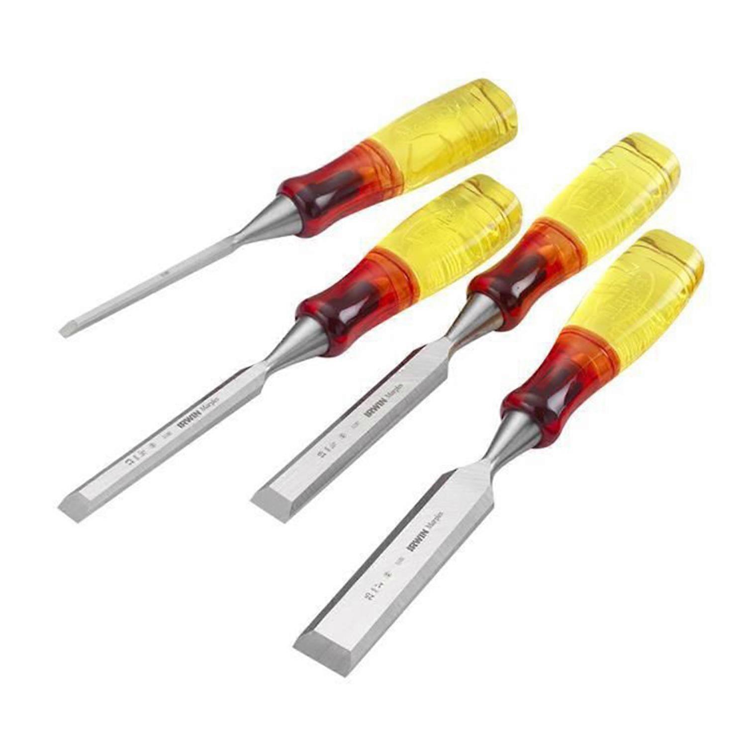 M373 Bevel Edge Chisel Splitproof Handle Set, 4 Piece