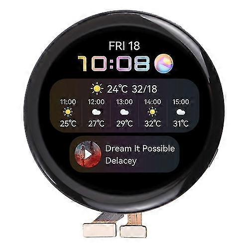 Replacement LCD Screen and Digitizer Complete Assembly, Compatible with Huawei Watch 3