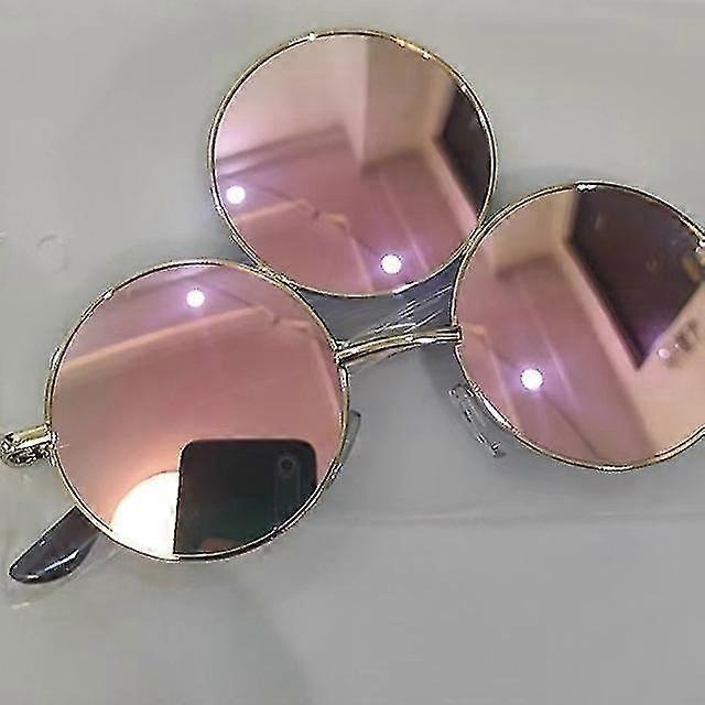 2024 New Third Eye Round Sunglasses Women/men Reflective Mirrored Black Holiday Sun Glasses Three Lenses Eyewear Shades Uv400