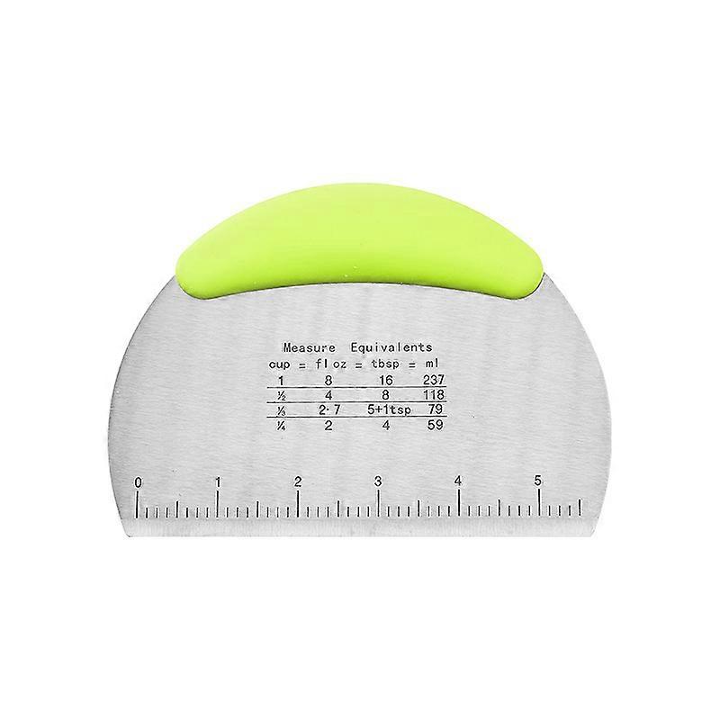 1 pcs Dough Pastry Scraper Chopper/Stainless Steel Dough Scraper Cutter with Ergonomic Rubber Non-Slip Grip/Dough Scraper Cutter/Pro Pastry Pizza Cutt