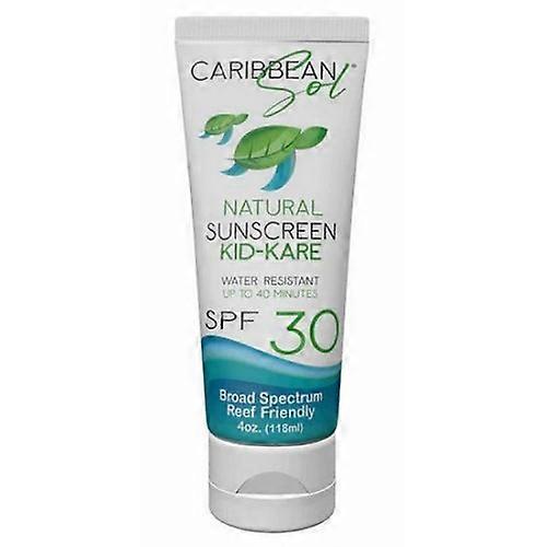 Caribbean Solutions 儿童护理矿物防晒化妆水 SPF 30,4 盎司