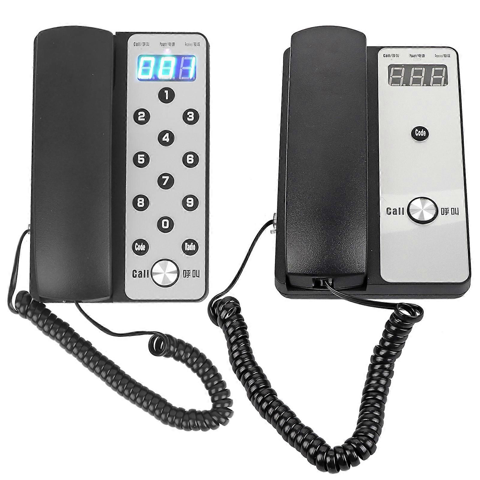 Wireless Voice Intercom System - 1000m Range 100 Units Interconnect 433MHz AC100-240V Desk Mountable
