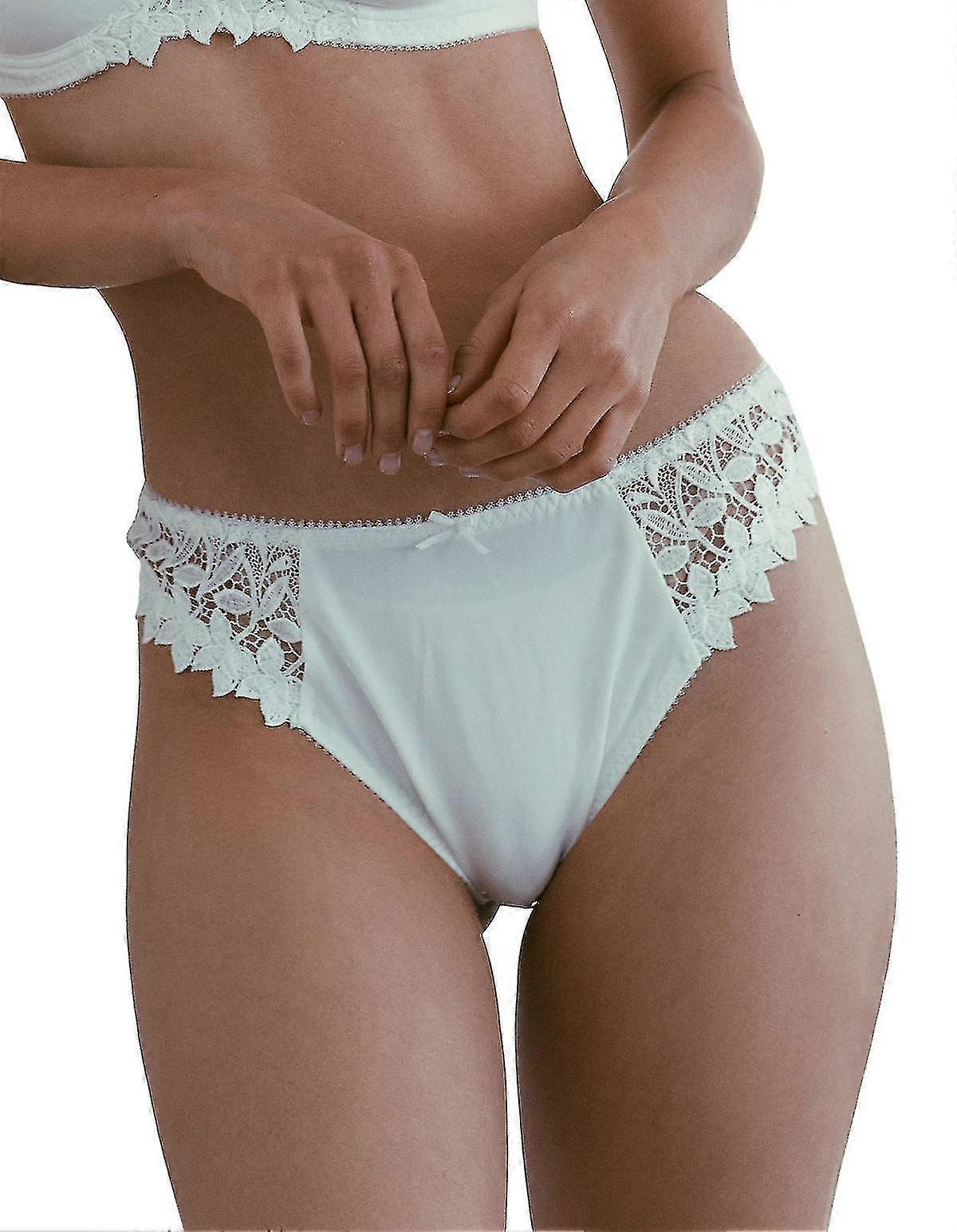 11010-E Women'S Ivory Full Brief