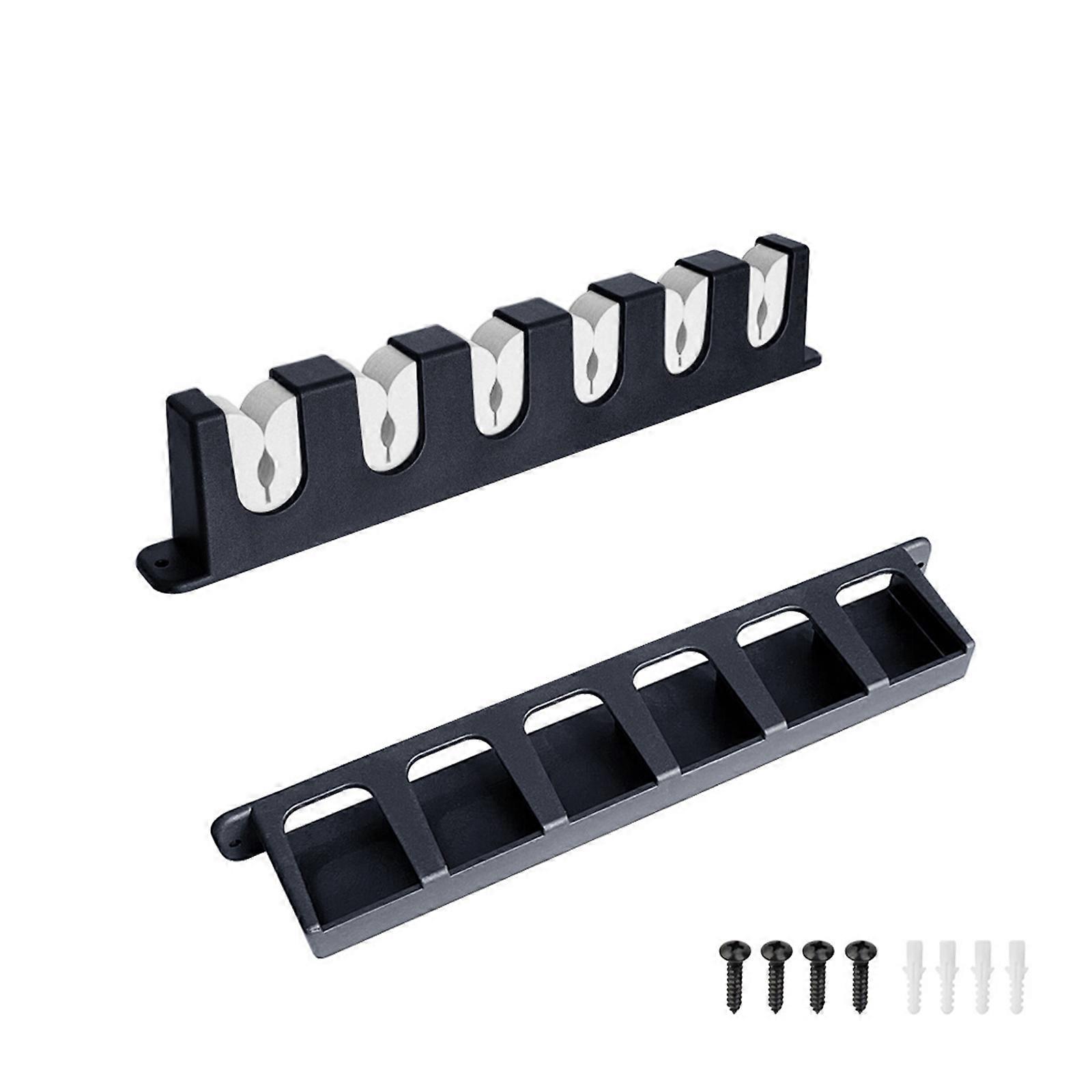 حامل صنارة الصيد ، حامل قضيب الصيد المثبت على الحائط ، حاملي أعمدة الصيد للمرآب ، رف عمود الصيد 6 قضبان ، 1 زوج