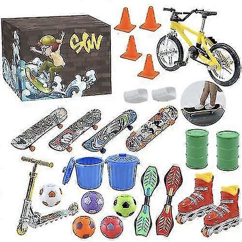 Advent Blind Box, Finger Skateboard Blind Box, Mini Finger Playset -a