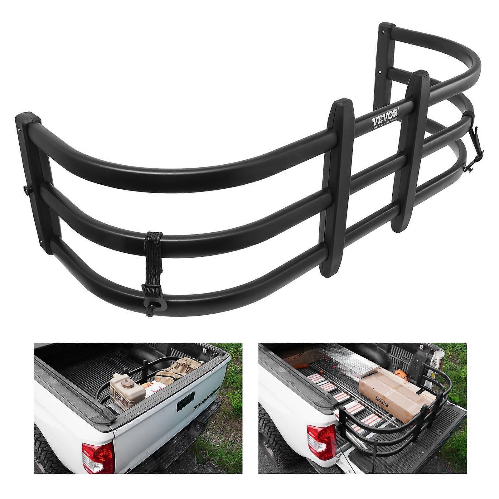 Truck Bed Extender, Aluminum Retractable Tailgate Extender, 51.6"-64" Adjustable Length, Fits