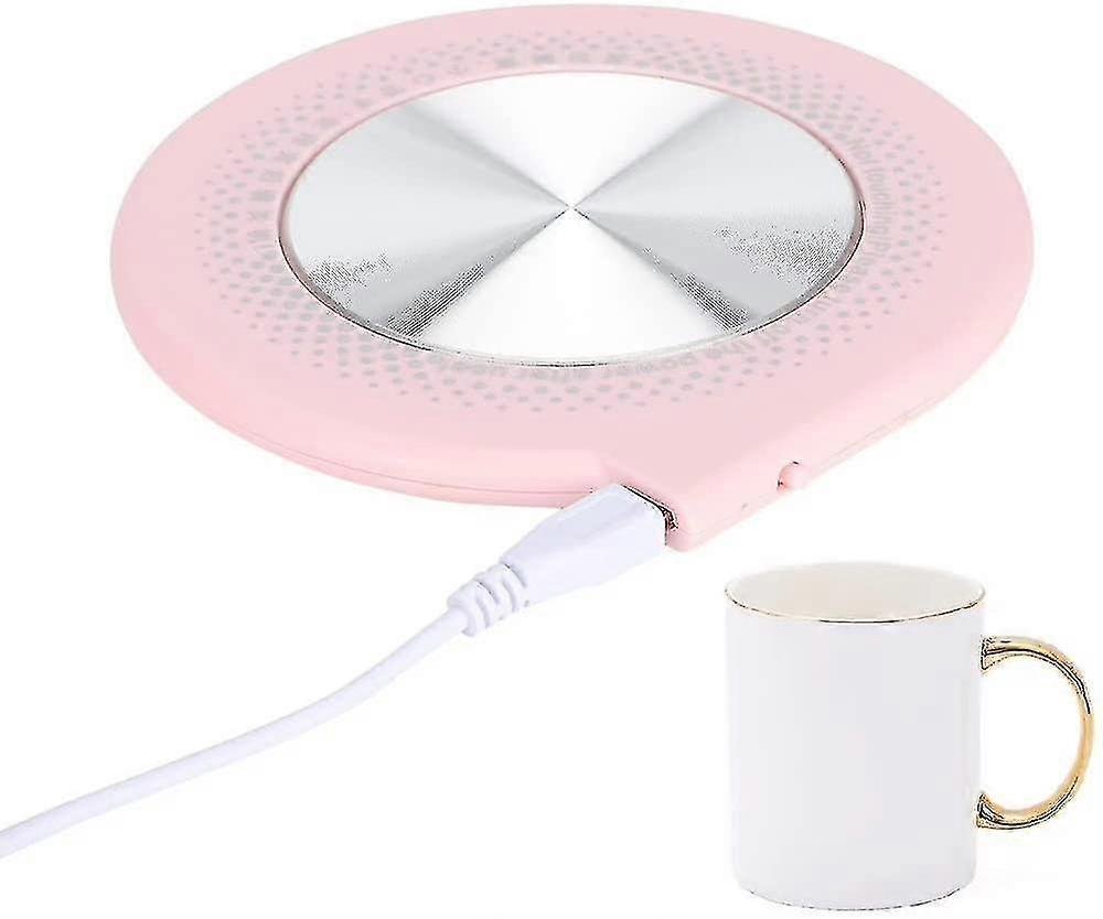 Coffee & Milk Tea Cup Heating Pad, 10w, Pink