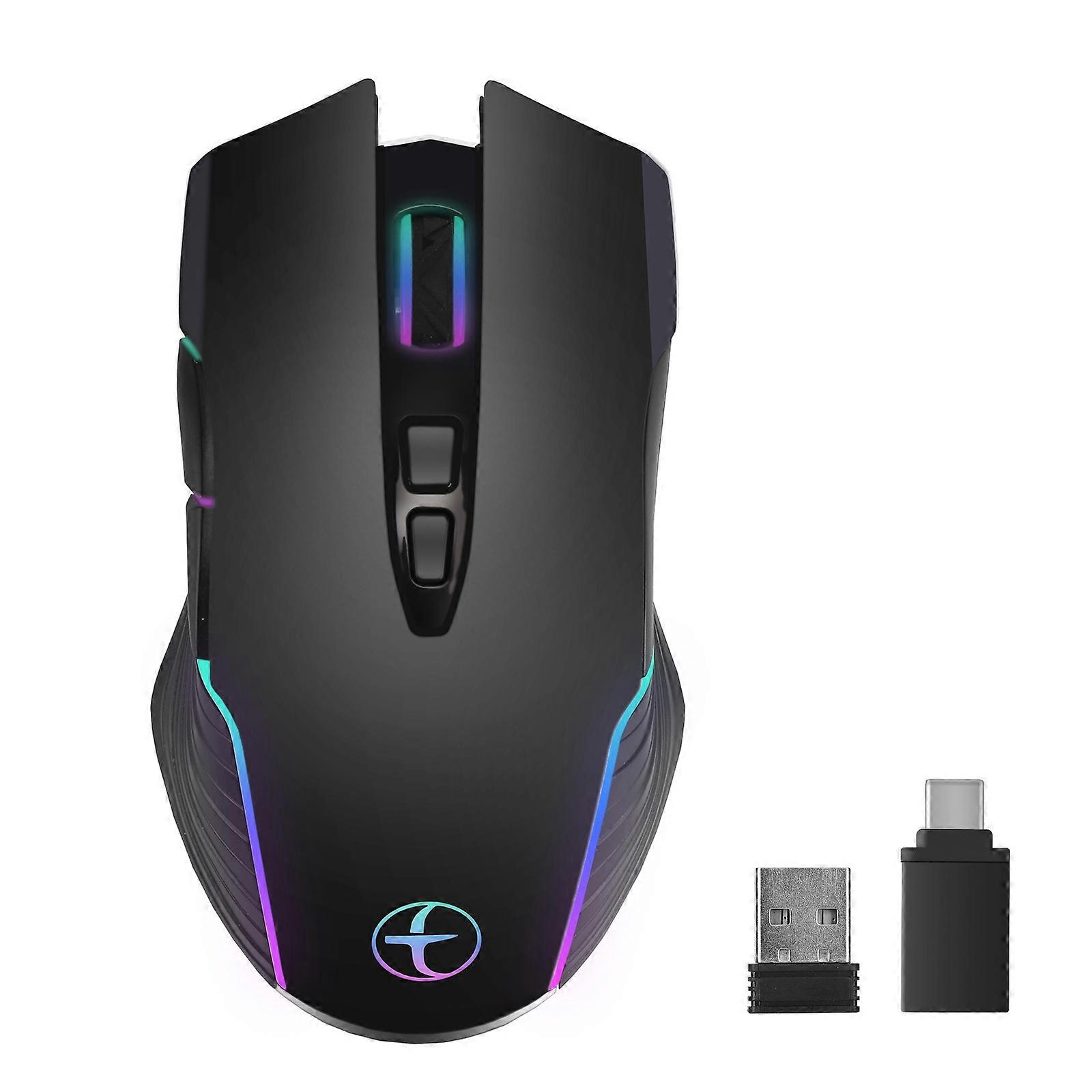 2.4G Wireless Mouse Jiggler Portable Mouse With 7 Keys