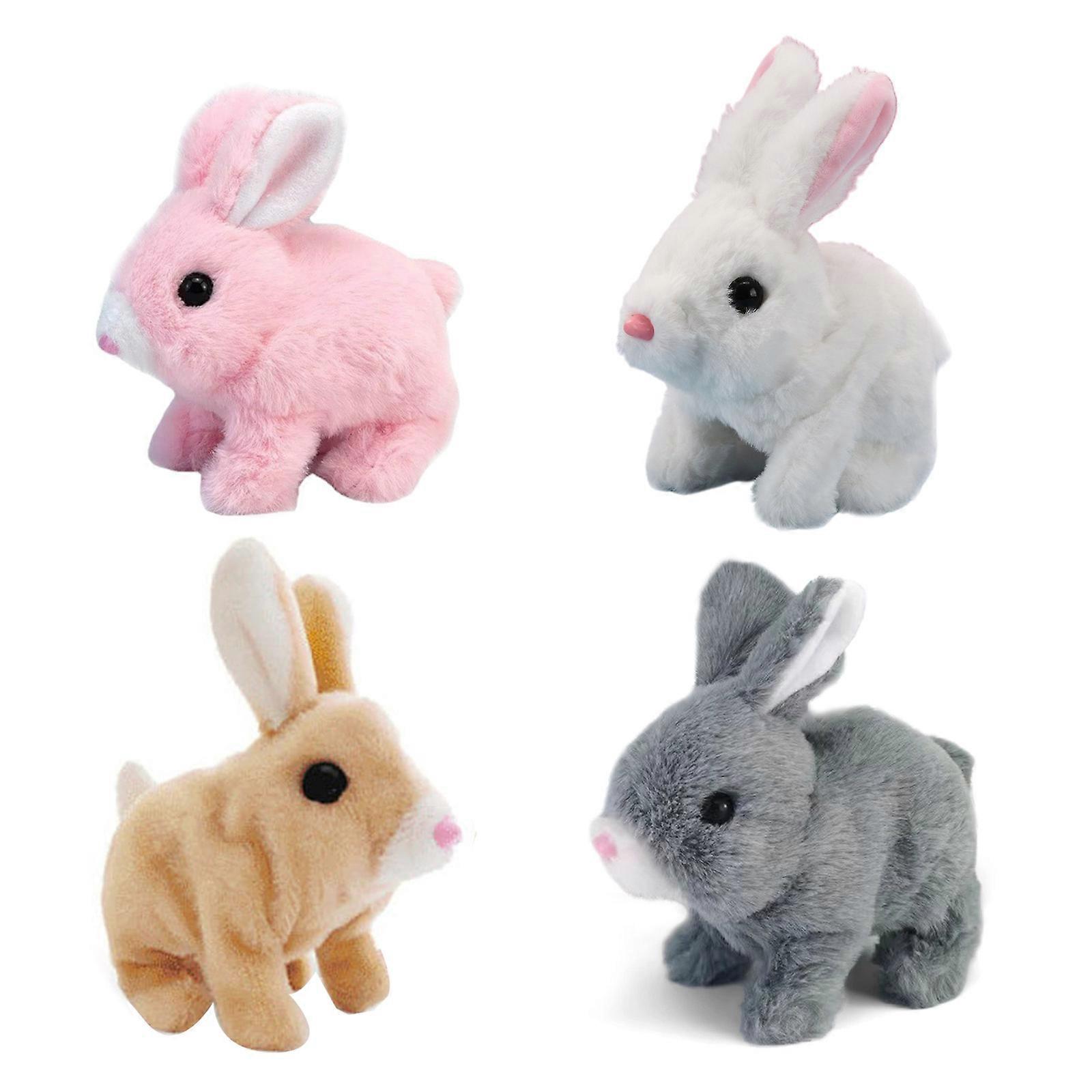 50% off-IN STOCK-Educational Interactive Bunny Toys Bunnies Can Walk and Talk, Easter Plush Stuffed Bunny Toy