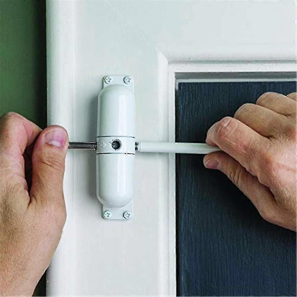 20-70kg White Zinc Alloy Adjustable Surface Mounted Automatic Closing