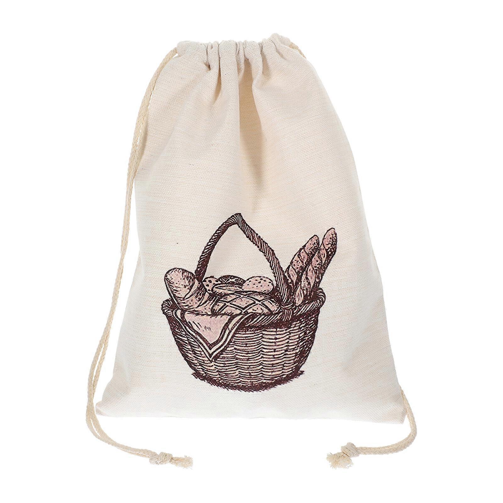 Bread Bag Reusable Bread Bag Bread Storage Bag Bakery Bag Drawstring Bread Bag