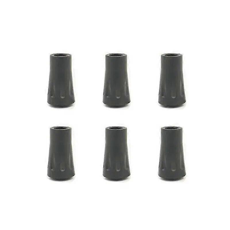 6/12Pcs Trekking Pole Nordic Walking Stick Cane Climb Replacement Alpenstock Outdoor Camp Hiking Protector Cap Tip Rubber Canes & Walking Sticks