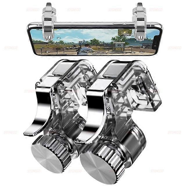 STONEGO 1Pair Mobilephone shooting game Triggers Joystick For Phone Gamepad Metal Games L1R1 Shooter Controller
