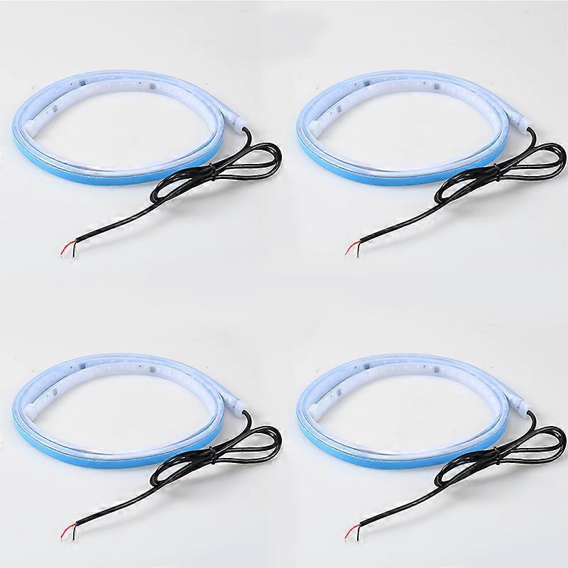 120cm Car Door Decoration Welcome Light Strips Strobe Flashing Lights Safety LED Opening Warning Anti Collision Ambient Lamp