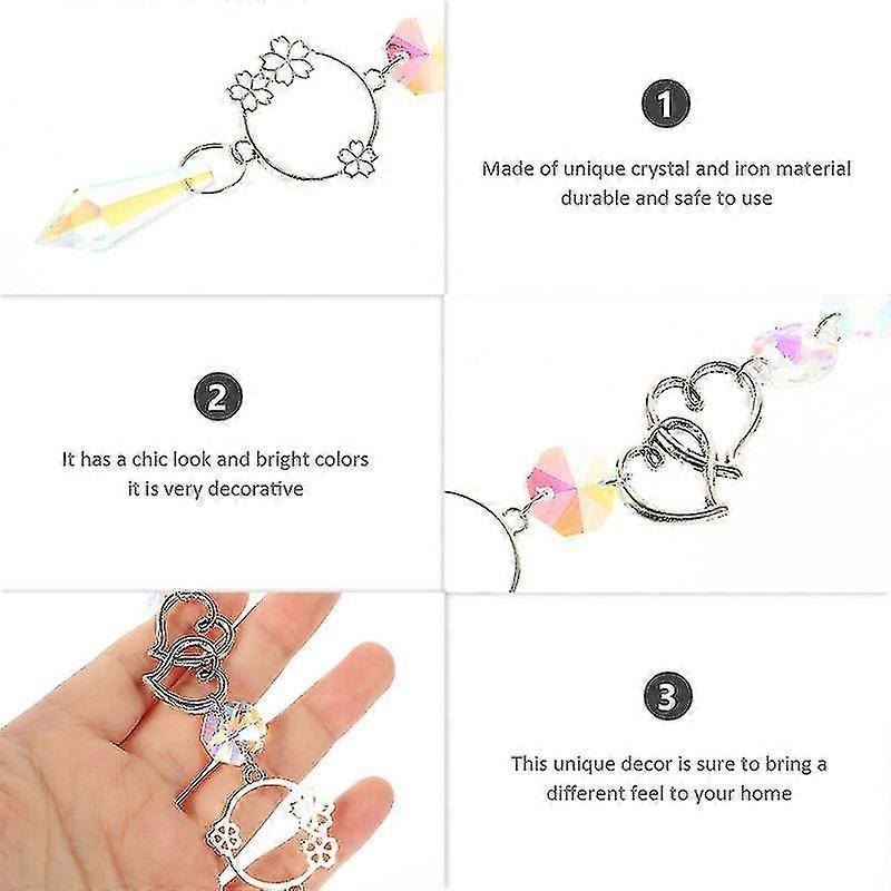 3pcs Decorative Crystal Decor Delicate Light Pendant Chic Lamp Pendant