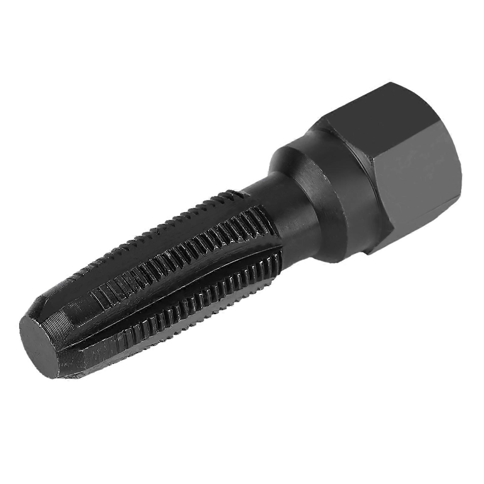 Carbon Steel Spark Plug Re-thread Tap Tools with Inserts - 5 Pcs (14mm)