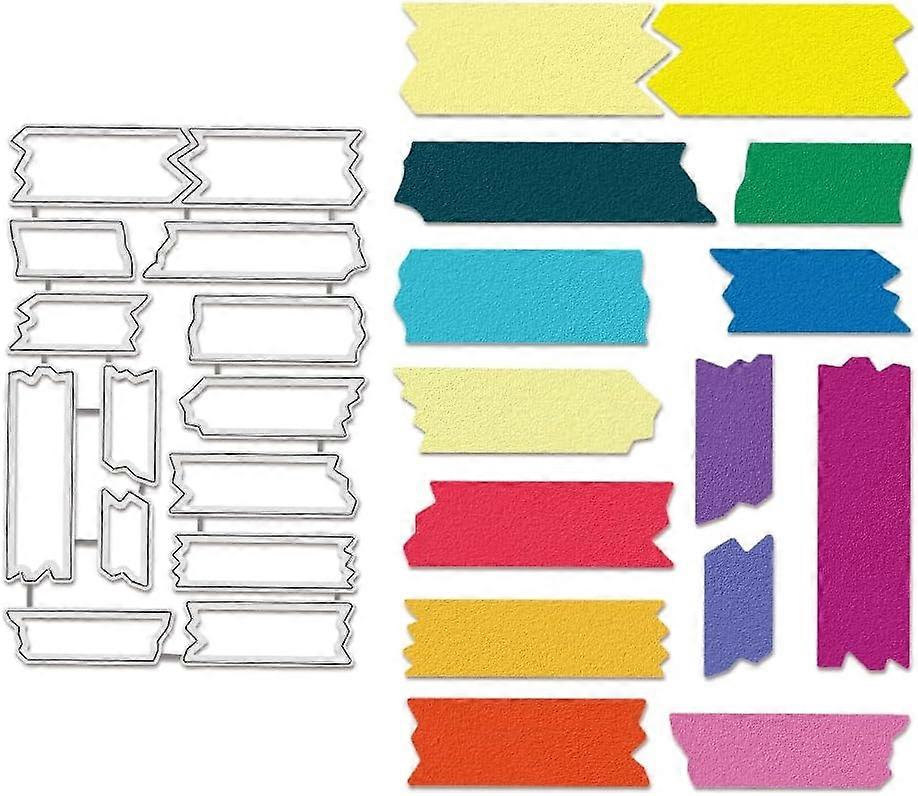 Carbon Steel Cutting Dies Stencils for DIY Scrapbooking Photo Album Decorative Embossing Paper Card Stainless Steel Color Rectangle 154x102x0.8mm DIY