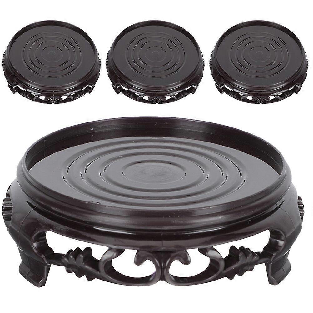 4Pcs Vase Display Base Planter Base Figurine Display Stand Tabletop Vase Fish Tank Base